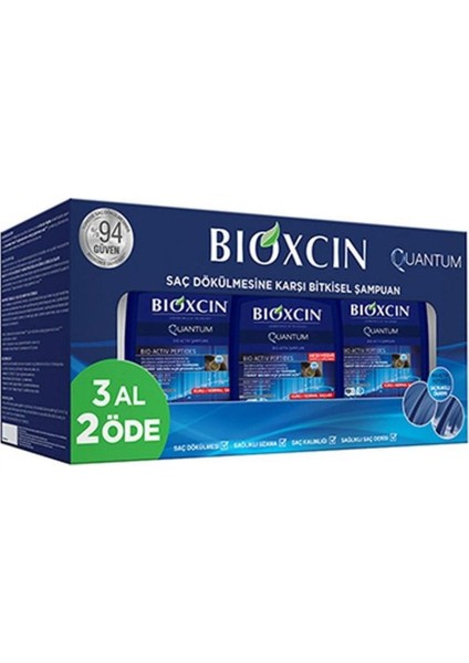 Quantum Şampuan Kuru ve Normal 3x300 ml