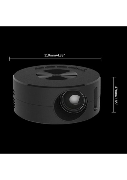 Akıllı Taşınabilir Mini LED Projektör 4K Hd 1500 Lümen Video Oynatıcısı Ev Sineması Uzaktan Kumanda