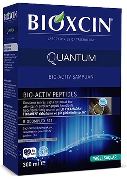 Quantum Yağlı Saçlar İçin Daha Kalın ve Gür Görünüm Sağlayan Özel Formül Şampuan 300 ml