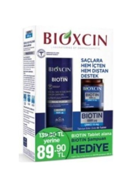 5000 Mcg 60 Tablet+ Şampuan 300 ml Set