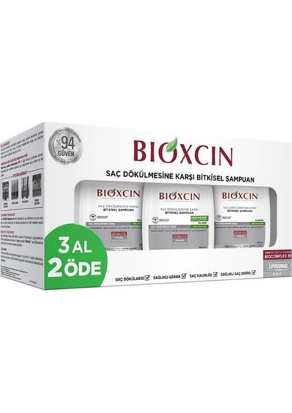 Klasik Şampuan Yağlı Saçlar 3 Al 2 Öde