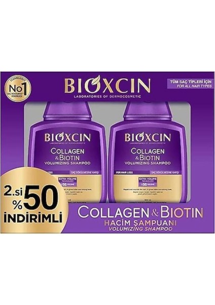 Collagen & Biotin Şampuan 300 ml - Ikincisi %50