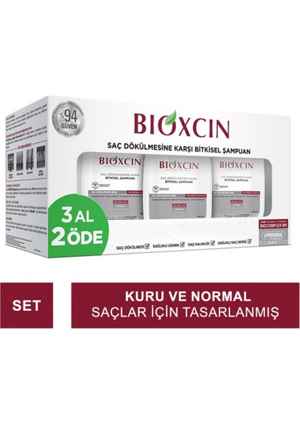 Klasik Şampuan Kuru-Normal Saçlar 3 Al 2 Öde