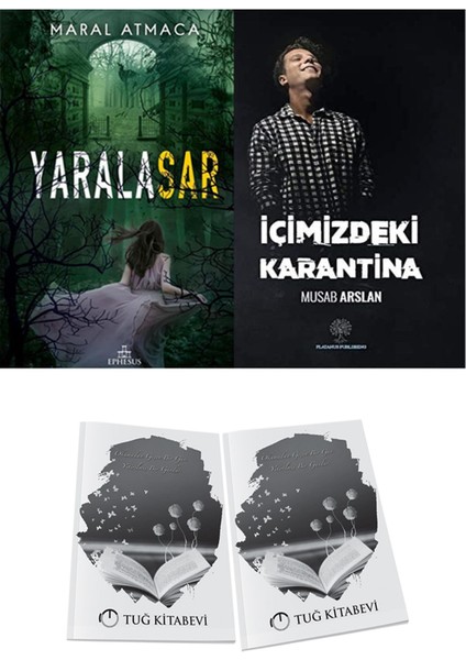 Içimizdeki Karantina ve Ephesus Yayınları Yaralasar 2 Maral Atmaca 2li Set + Hediyeli