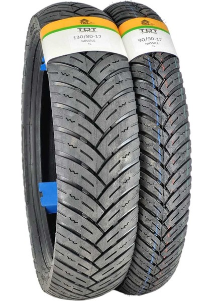 130/70-17 ve 90/90-17 Lastik Takımı Tl (Tubeless - Dubleks)