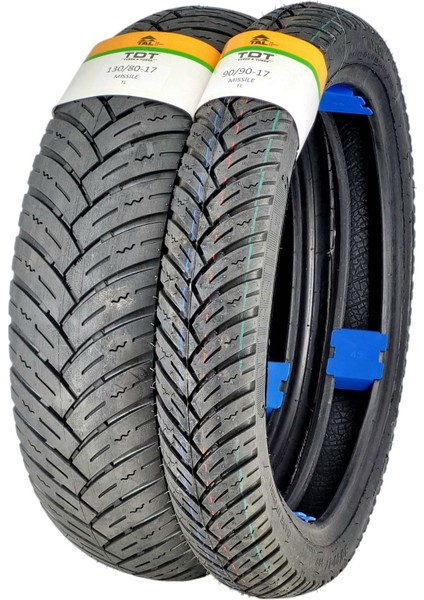 130/70-17 ve 90/90-17 Lastik Takımı Tl (Tubeless - Dubleks) modelleri