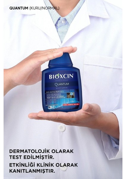 Quantum Kuru & Normal Saç Şampuanı Saç Dökülmesine Etkili 300 ml 3x3 modelleri