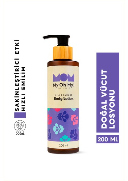 My Oh My! Naturals Lilac Clouds Body Lotion | Çocuk Vücut Losyonu