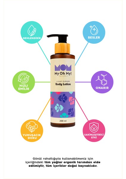 My Oh My! Naturals Lilac Clouds Body Lotion | Çocuk Vücut Losyonu fiyatları