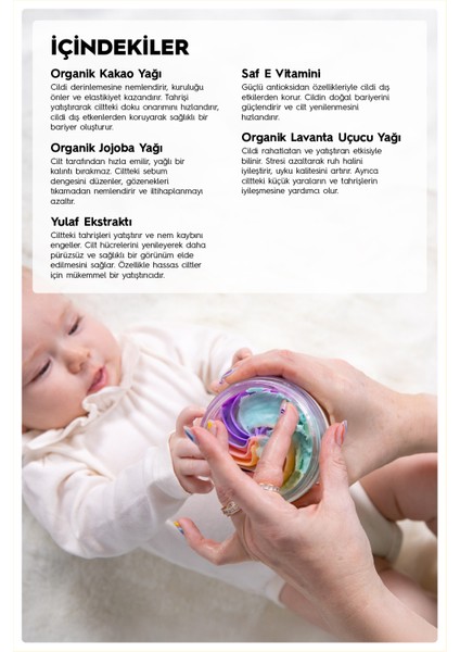 My Oh My Naturals! Organic Rainbows And Unicorns Body Butter | Organik Çocuk Vücut Kremi modelleri
