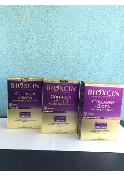 Collagen Bıotın Hacim Şampuan 3'lü Set