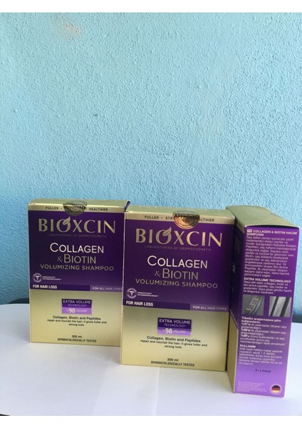 Collagen Bıotın Hacim Şampuan 3'lü Set modelleri