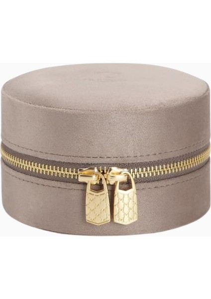 Divina Kadife Takı Kutusu, Yuvarlak ve Fermuarlı Tasarım modelleri