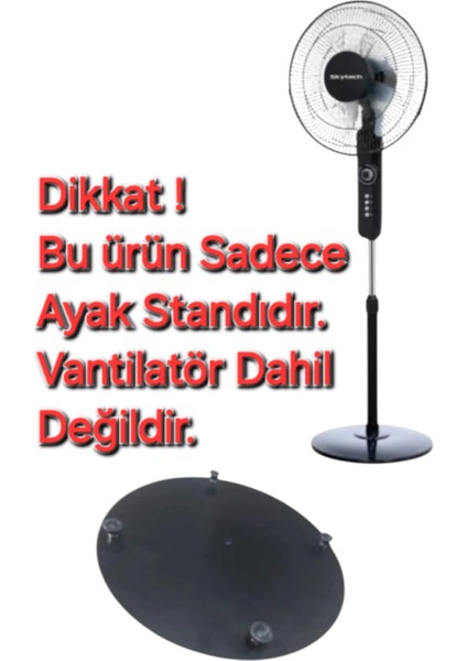 Skytech Stf 1699 Vantilatör Ayak Standı (Siyah)