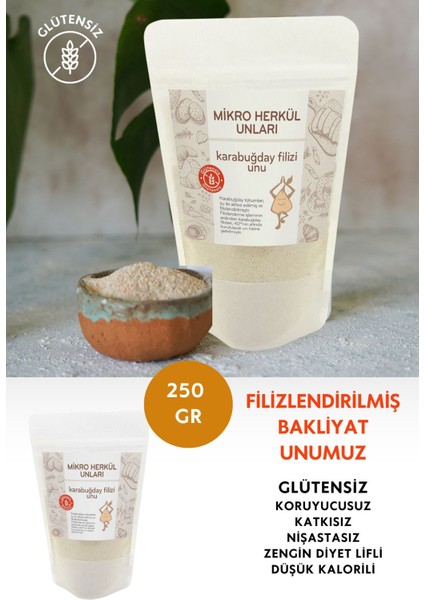 Filizlendirilmiş Glutensiz Karabuğday Unu 250 G