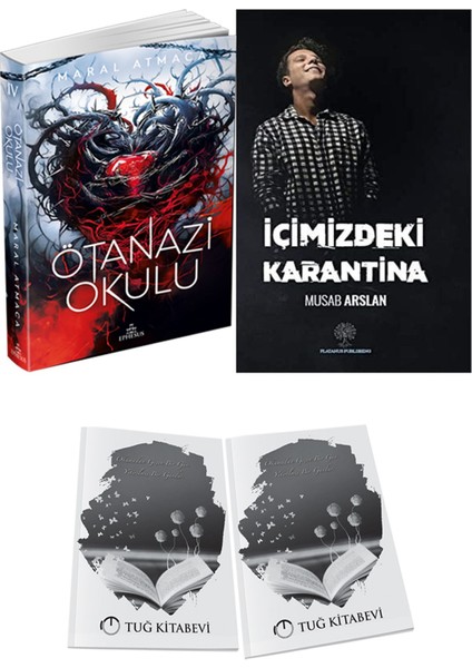Içimizdeki Karantina ve Ephesus Yayınları Ötanazi Okulu 4 Maral Atmaca 2li Set + Hediyeli
