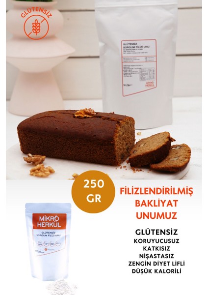 Filizlendirilmiş Glutensiz Sorgum Unu 250 G