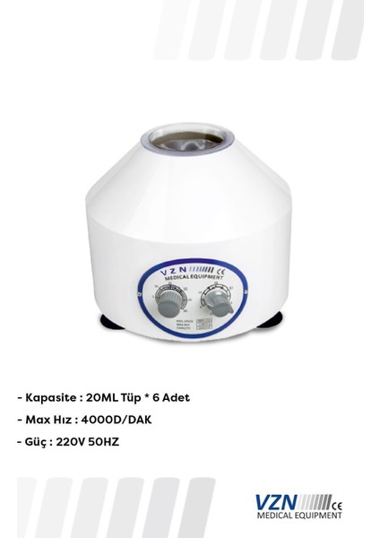 6 Tüplü Santrifüj Cihazı ile Sağlıklı ve Güçlü Sonuçlar