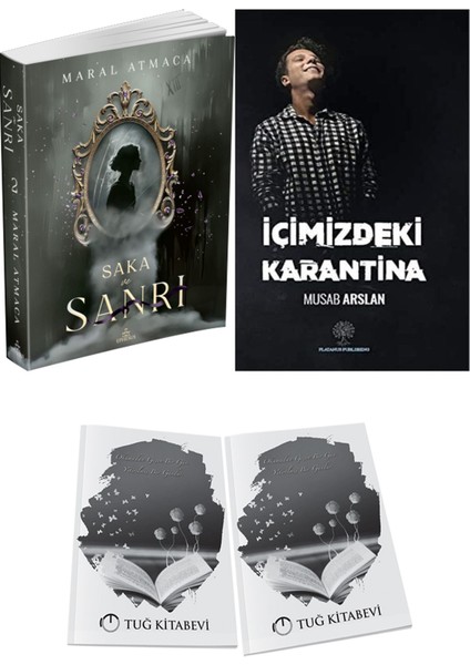 Içimizdeki Karantina ve Ephesus Yayınları Saka ve Sanrı 2 Maral Atmaca 2li Set + Hediyeli