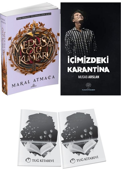 Içimizdeki Karantina ve Ephesus Yayınları Medusanın Ölü Kumları 3 Maral Atmaca 2li Set + Hediyeli