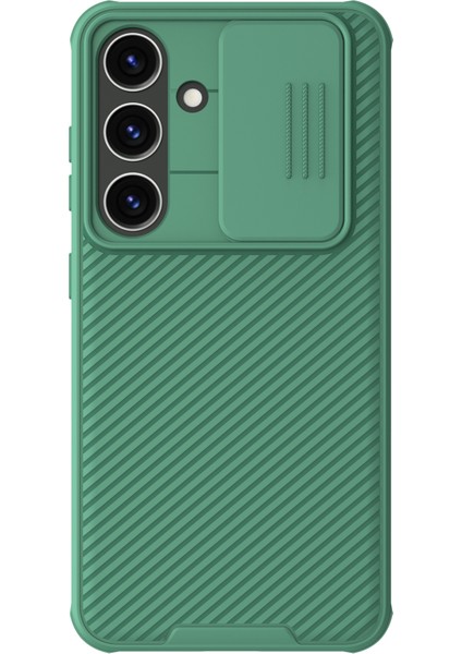 Samsung Galaxy S24 Serisi Kılıf Kamera Korumalı Telefon Kılıfı-Yeşil (Yurt Dışından)