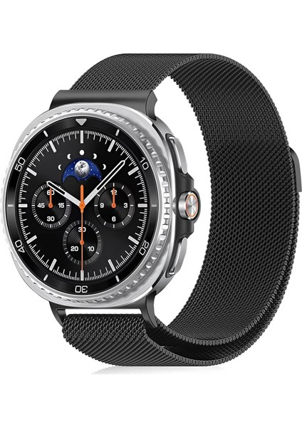 Samsung Galaxy Watch 8 44MM / 40MM Uyumlu Metal Paslanmaz Hasır Kordon