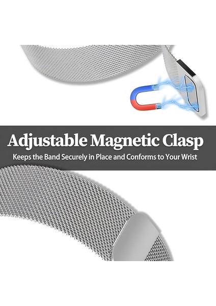 Samsung Galaxy Watch 8 44MM / 40MM Uyumlu Metal Paslanmaz Hasır Kordon modelleri