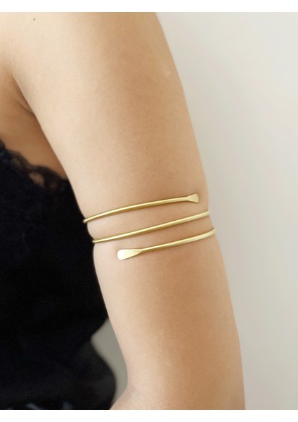 Saf Pirinç El yapımı Çift kat Pazu Bilekliği