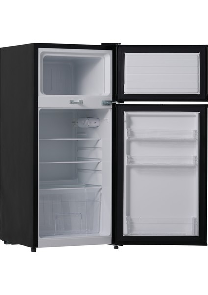 Çift Sistem 100 Litre 12/24/220 V Siyah Buzdolabı