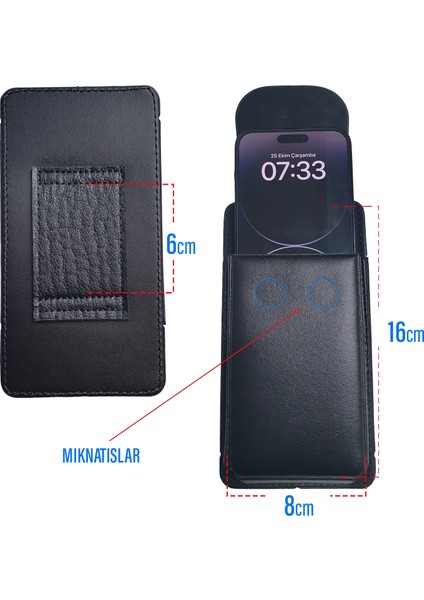 iPhone 16 Pro Kemer Kılıfı - Bel Kemer Kılıf Kapaklı Çanta modelleri