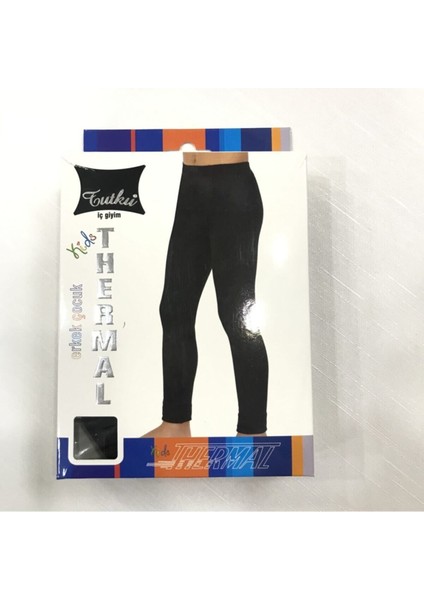 Erkek Çocuk Siyah Termal Tayt