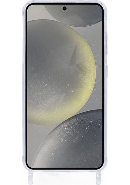 Samsung Galaxy S24 Kılıf Pc + Tpu 1.5mm Kordon Delikli Şeffaf Telefon Kapağı Için (Yurt Dışından) fiyatları