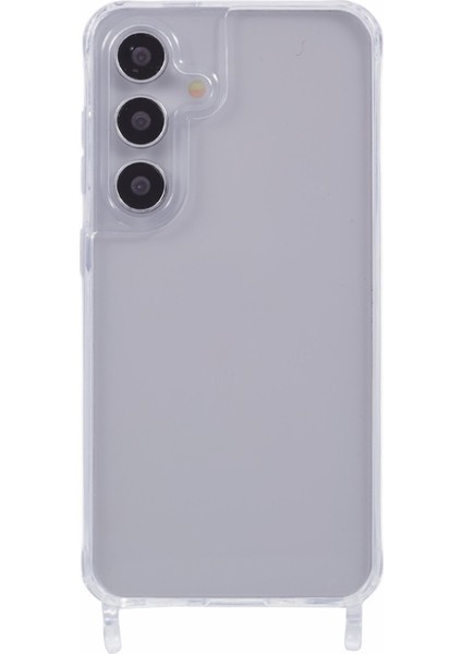 Samsung Galaxy S24 Kılıf Pc + Tpu 1.5mm Kordon Delikli Şeffaf Telefon Kapağı Için (Yurt Dışından) modelleri