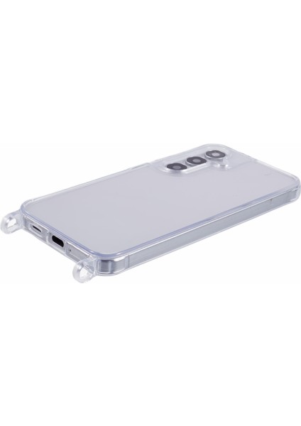 Samsung Galaxy S24 Kılıf Pc + Tpu 1.5mm Kordon Delikli Şeffaf Telefon Kapağı Için (Yurt Dışından) fırsatları