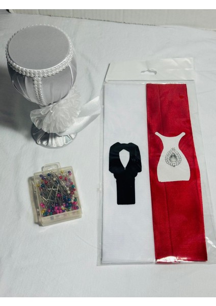 Gelin Damat Takı Kurdelesi, Kadeh Iğnelik ve Iğne fiyatları