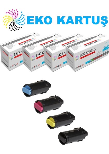 Xerox Versalink C600-C605 Takım 4 Renk Muadil Toner