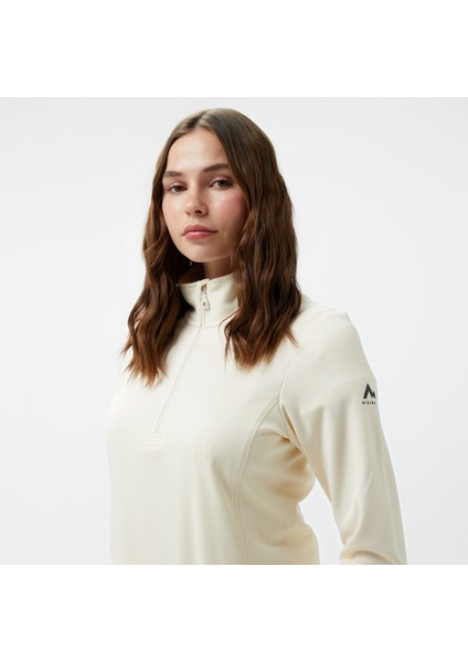 Andrea 1/2 Zip Kadın Krem Outdoor Polar 424810.904 fırsatları