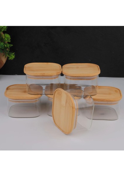 6 Adet Vakumlu Kapaklı Kahvaltılık Seti, Şık ve Pratik Kullanım Sağlar. modelleri
