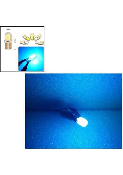 ( 5 x Adet ) 1 Set LED T10 Dipsiz Ampul 12V Sılıcon Canbus Smd LED Silika Ice Blue (Dipsiz Ampul Silikon LED Kristal Mavi) indirimleri