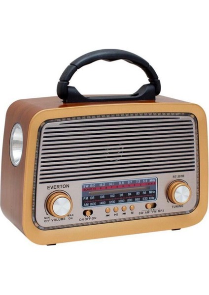 Şık Bej Radyo RT301B ile Kaliteli Ses Deneyimi