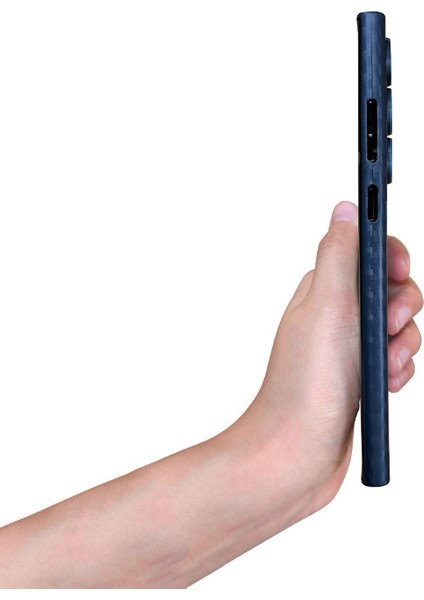 Kzdoo Samsung Galaxy S24 Ultra Kılıf Pp Telefon Arka Kapak Karbon Fiber Doku-Titanyum Gri (Yurt Dışından) modelleri