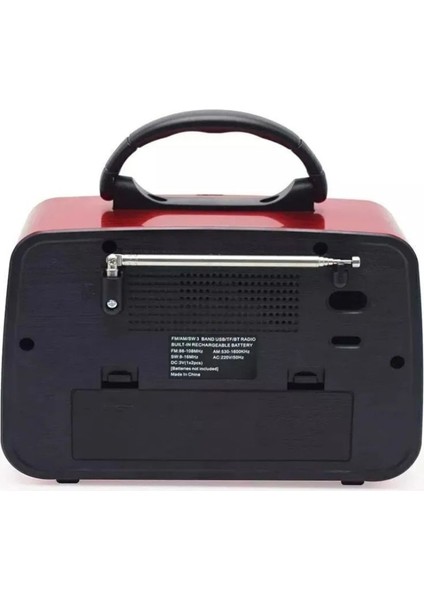 Kahverengi Nostaljik Eskitme Tasarımlı Bluetooth Radyo 301 Fm Sd Kart Aux fırsatları