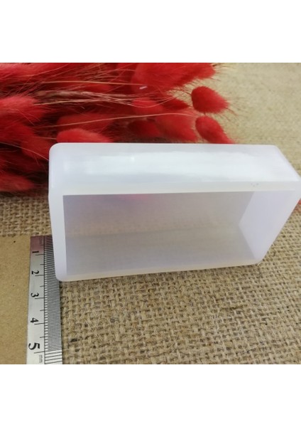 Dikdörtgen Reçine Epoksi,Mum,Sabun ve Beton Kalıbı 8 cm -Kod:58 modelleri