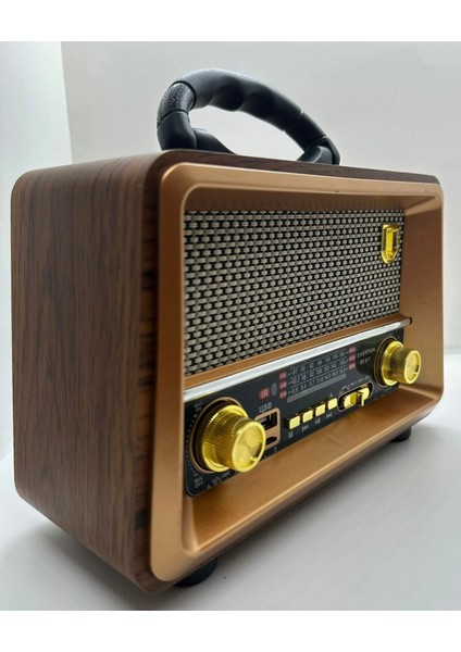 Nostalji Müzik Kutusu, Bluetooth, Usb/sd/aux, Fm, Kumandalı, Bej modelleri