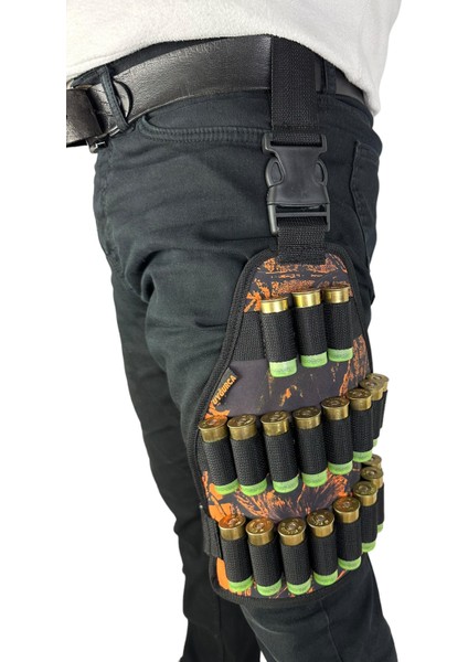 Bacak Fişekliği-19 Fişek Kapasiteli-12 Kalibre