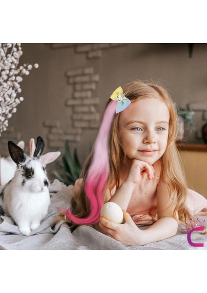 Unicorn Fuşya Pullu Kız Çocuk Saç Postiş Toka - Hediyelik Takma Saç Aksesuar At Kuyruğu Pens Toka fırsatları