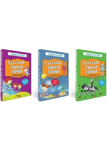 Çok Acayip Eğlenceli Bilgiler Seti 1 3 Kitap Takım