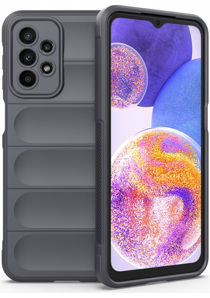 Samsung Galaxy A23 5g (Global Versiyon)/4g Tpu Telefon Kılıfı Anti-Drop Koruması Geri Kapak-Dark Gray (Yurt Dışından)