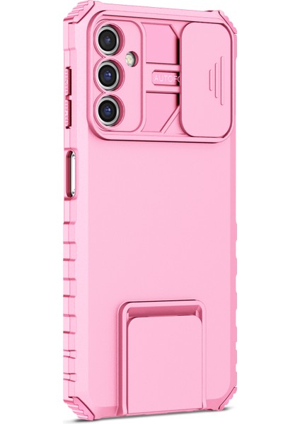Samsung Galaxy A14 Için 5g Kickstand Telefon Kasası Slayt Kamera Koruması Pc+Tpu Kapak-Pembe (Yurt Dışından) fiyatları