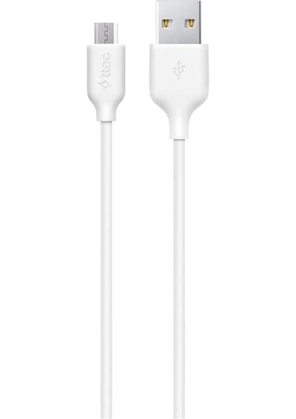 XKIN Micro USB Kablosu, Beyaz, Micro USB Şarj ve Data Transferi Samsung Uyumlu